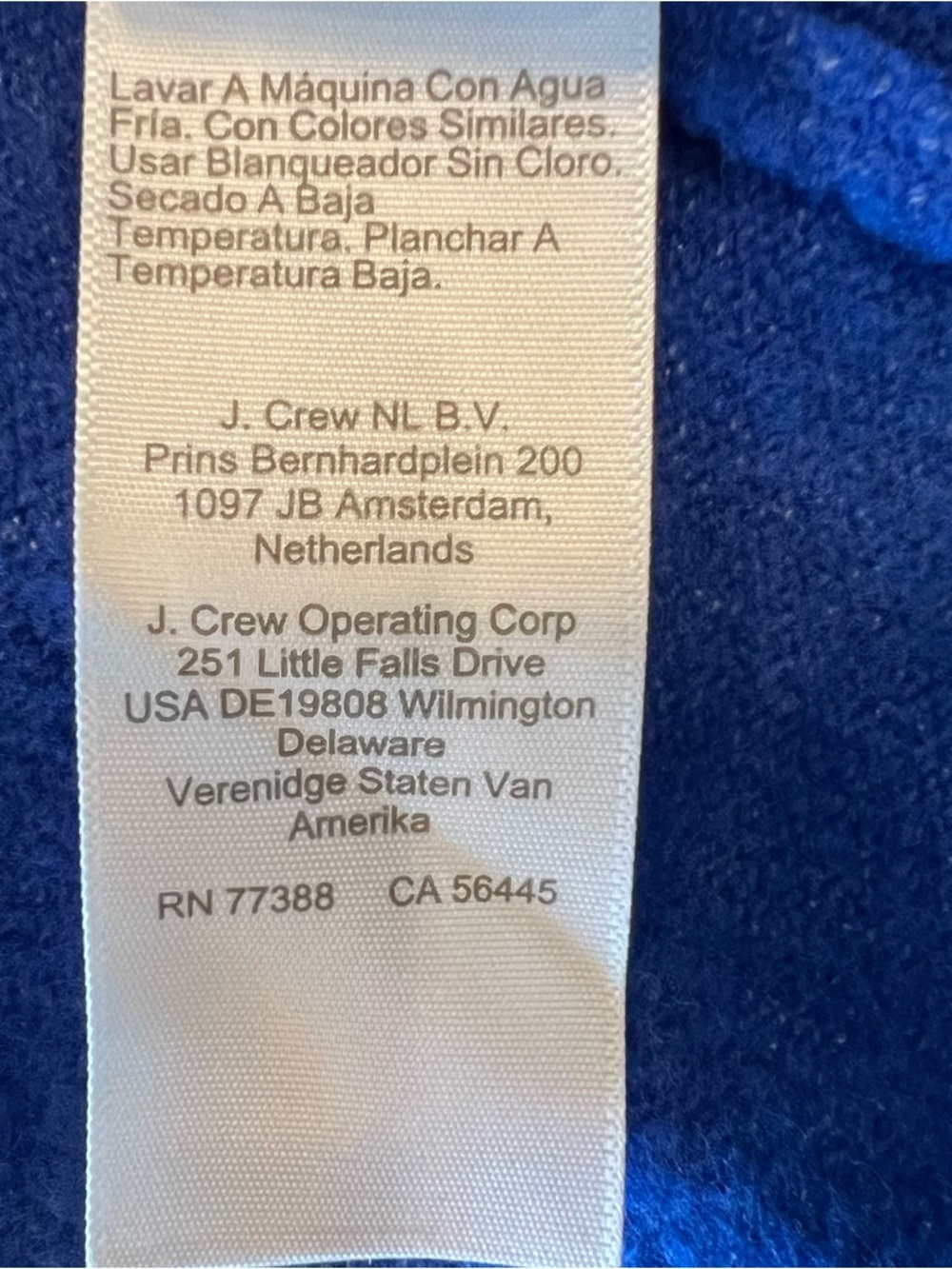 J.Crew Blue Crewneck Sweater XS Lightweight Knit Casual Pullover - Picture 7 of 8